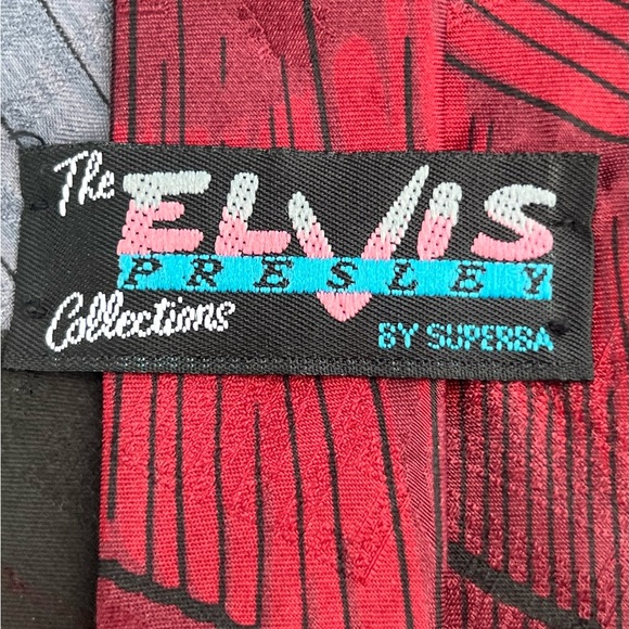 The Elvis Presley Collection by Supersa 100% Italian Silk Tie - Picture 4 of 12